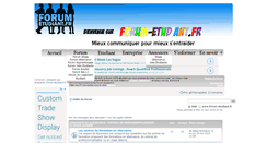 Desktop Screenshot of forum-etudiant.fr